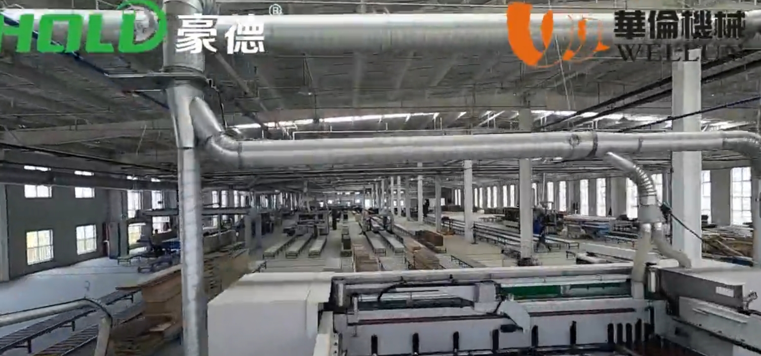 高空视角拍摄工厂